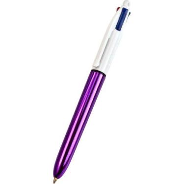 Imagem de Caneta Esferográfica Bic 4 Cores Metallic Corpo Rx - Bic