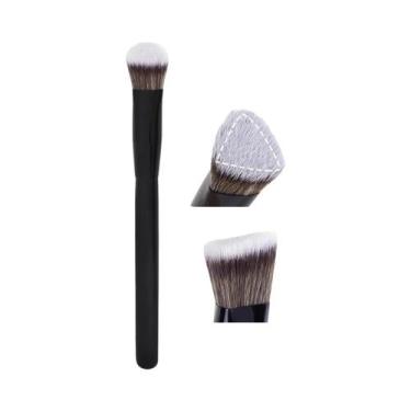 Imagem de Pincel Portátil Triangular Para Corretivo Facial, De Fibra Macia E Ami