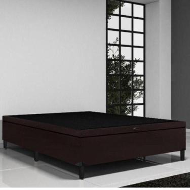 Imagem de Base Box Para Colchão Casal Com Baú Itaflex 1,38x1,88x0,45 Marrom