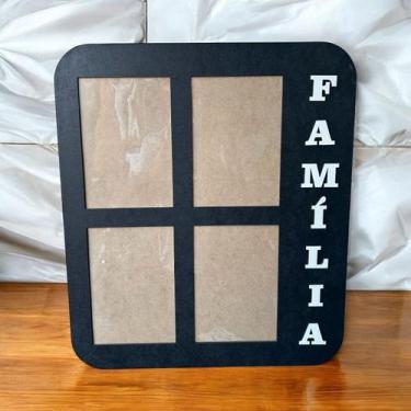 Imagem de porta retrato para 4 fotos 10x15 Opções:15x21 4fotos em pé - personali