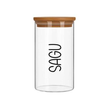 Imagem de Porta Mantimentos Redondo (1,1 Litros) Sagu - Casa Vitá, Sagu