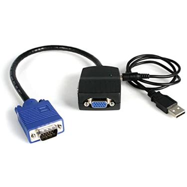 Imagem de StarTech. Divisor de vídeo VGA com 2 portas - alimentado por USB - 2048 x 1536 - Divisor de monitor de vídeo VGA porta dupla (ST122LE) preto