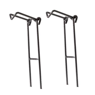 Imagem de Kit 2 Suportes Secretária Espera para Vara de Pesca Dobrável Super Reforçado 50cm