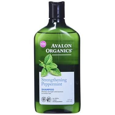 Imagem de (Strengthening Peppermint) - Avalon Organics Strengthening Peppermint Shampoo, 330ml