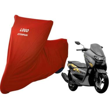 Imagem de Capa Para Cobrir Moto Yamaha N Max Alta Durabilidade - Mz, Vermelha