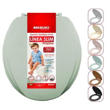 Imagem de Assento Sanitário Oval Almofadado Ravena Para o Vaso Deca 1.6gpf 6.0lp