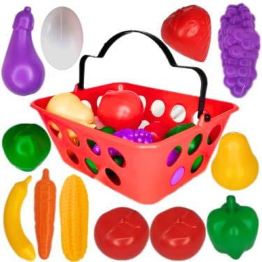Imagem de Cozinha Infantil Cestinha Frutas E Legumes Brinquedo