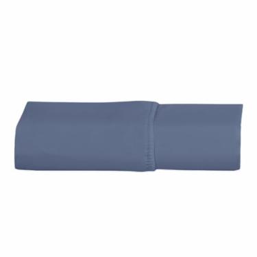 Imagem de Lençol Avulso/Kit com Elástico Algodão Egípcio 300 Fios Toque Gelado - Solteiro/Casal/Queen/King - Hipoalergênico Não faz bolinhas (Marinho, Queen Avulso c/elastico)