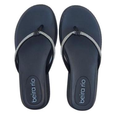 Imagem de Sandália Chinelo Feminino Flex Beira Rio 8513.101, Preto
