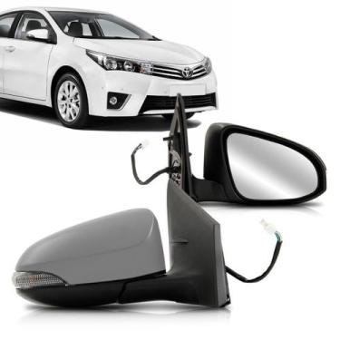 Imagem de Retrovisor Corolla 2014 2015 2016 Retratil Automatico - SP ACESSÓRIOS,