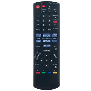 Imagem de Controle remoto de substituição N2QAYB000734 para leitor de Blu-Ray Panasonic DMP-BD77 DMP-BD87 DMP-BD871 DMP-BD87-K DMP-DB87P-K DMP-DSB100 DMP-BD875 DMPBD77 DMPBD87 DMPBD87 1 DMPBDD. 87K DMPDB87PK