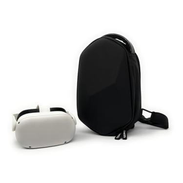 Imagem de Good E's VR Headset Hard Carrying Case for VR Oculus Quest 3/3S/2/Vision Pro-Elite Strap Version/Kiwi/BOBOVR Head Strap-Headset & Touch Controller VR Accessories-Travel & Home Storage Full Protection