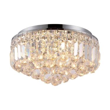 Imagem de Plafon Skylight Khaleesis 3024 G9 Bivolt Cromado/transparente