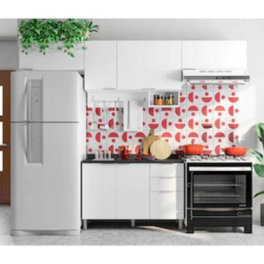 Imagem de Cozinha Completa Bartira Rubi Com 6 Portas 3 Gav E 3 Prate Branco