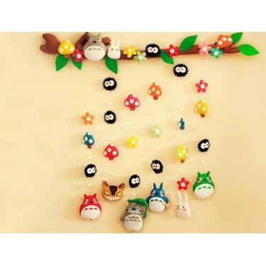 Imagem de Kit Feltro DIY Meu Amigo Totoroo - Cortina Artesanal de Costura