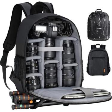 Imagem de Mochila de câmera TARION TB-S para DSLR com compartimento para laptop