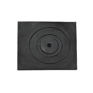 Imagem de Chapa Redução Extra Em Ferro Fogão A Lenha 1 Furo 54X50Cm - FUNDIÇAO S