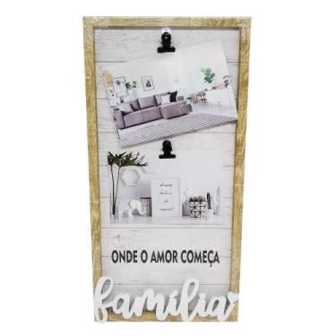 Imagem de Porta Retrato De Pvc E Madeira Fotos 10x15 - FWB