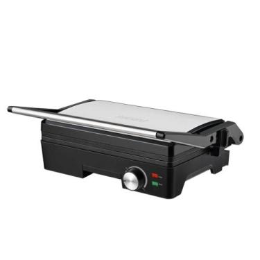 Imagem de Grill Midi Itatiaia 1600W Inox 220V, Preto e Inox, 220V