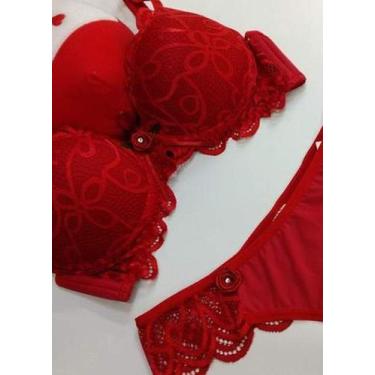 Imagem de Conjunto lingerie vermelho - Sensual 