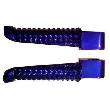 Imagem de Pedaleira Traseira Xt 660 Mt 03 2008 Esportiva Azul Par - Serjão Parts