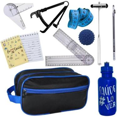 Imagem de Kit De Fisioterapia Goniometro Martelo Buck - Love Saude, NECESSAIRE A