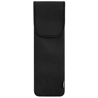 Imagem de Homakover Capa Protetora Para Modelador De Cachos Neoprene Resistente Ao Calor, Universal, Estojo Viagem Com Varinha Plana Viagens, Academia Ou Casa, 15 X 5 Polegadas (Preto)