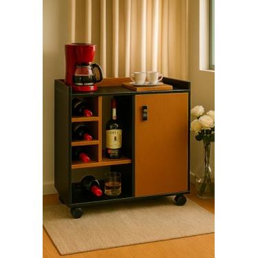 Imagem de Buffet Austrália - JM3 Moveis (Preto/Nature)