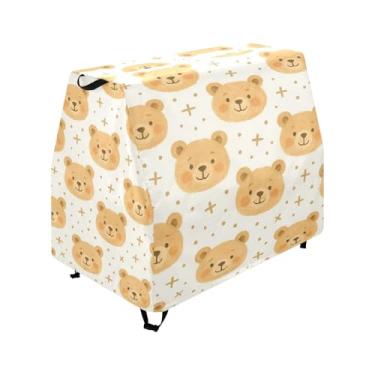 Imagem de Qilmy Cute Bear Kids Water Table Cover, Duty Waterproof Patio Table Covers for Outdoor Toddler Splash Tables, UV Resistant & Dustproof Play Table Protector, Cover Only