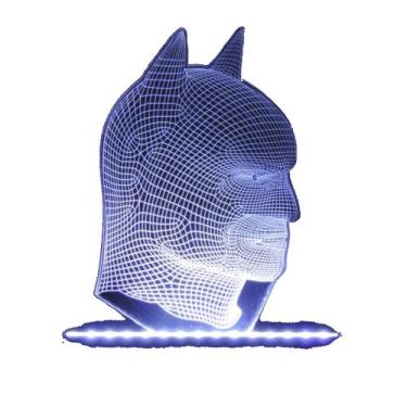 Imagem de Luminaria LED - Batman Rosto 3D - Persona Store