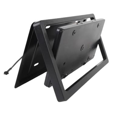 Imagem de Zhjvihx Suporte de Placa de Carro, Capa Protetora de Ferro, Molduras de Placa Com Controlador de Energia para Padrão Dos EUA, Suporte de Ferro de Estrutura de Veículo