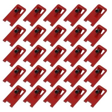 Imagem de 25 conjuntos de travas de alarme de incêndio, funcionam para evitar desligamento acidental, bloqueio