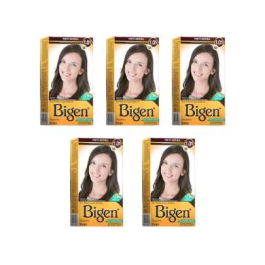 Imagem de Coloraçao Bigen 58 Preto Natural - Kit C/5Un
