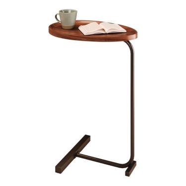 Imagem de Mesa de Apoio Oval G7003 com Pés em Metal