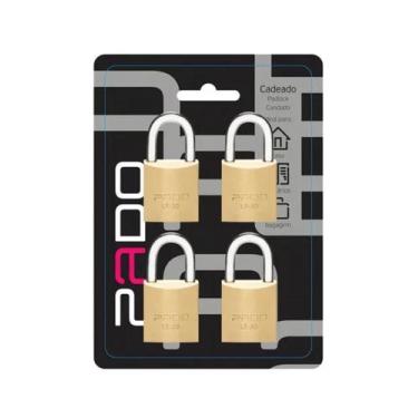 Imagem de Cadeado latao pado lt 30 kit com 4 unid 51003002