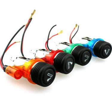 Imagem de Acendedor de Cigarro Veicular Universal com LED 12v Alta Durabilidade 