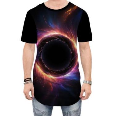 Imagem de Camiseta Longline Buraco Negro Black Hole Space 1 - Kasubeck Store®, M