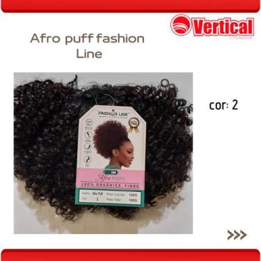 Imagem de Afro Puff Orgânico  Fashion Line 30cm