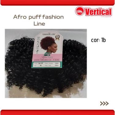 Imagem de Afro Puff Orgânico  Fashion Line 30cm