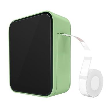 Imagem de Máquina fabricante de etiquetas sem tinta com fita sem fio BT Tipo-C recarregável portátil portátil impressora de etiquetas térmicas