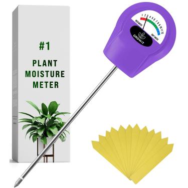 Imagem de GROWIT Monitor de água do solo para plantas - Medidor de umidade do solo | Hidrômetro para plantas | Medidor de umidade de plantas | Testador de água para plantas | Cultivo de plantas internas e