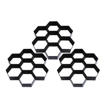 Imagem de 3 Formas Colmeia - Molde Piso Concreto Calçada Jardim Caminho de Pedras - Easy Piso