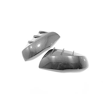 Imagem de GZBFTDH Capas de espelhos laterais para porta de carro para Toyota Corolla Cross L LE XLE, acessórios externos automotivos de cromo de carbono para espelhos retrovisores guarnição protetora (Carbon-Pro)