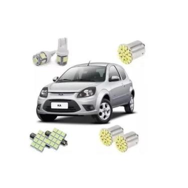 Imagem de Kit Lâmpadas Led Ford Ka 08 Até 13 Super Branca Xenon Top - Blue Lion,