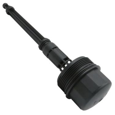 Imagem de CADUFUELLY 1121800710 Tampa do invólucro do filtro de óleo, substituição para Mercedes-Benz C240 2001 2002 2003 2004 2005, substitui 1121800110 1121800510 1121800610