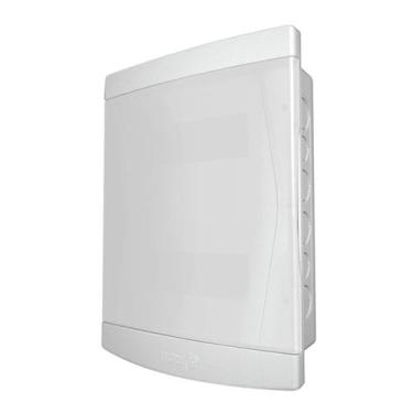 Imagem de Caixa de Distribuição Embutir 12UL/16DIN PVC sem Barramento IP-40 Tigr