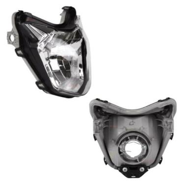 Imagem de Farol Bloco Optico Moto CB 250F Twister de 2016 Até 2022 - Loja Duas R