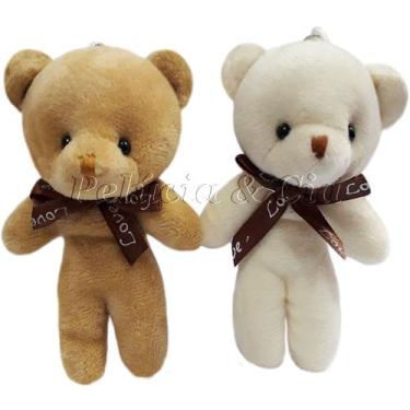 Imagem de Mini Chaveiro Ursinho Baby de Pelúcia 12cm - Jogo De 10Peças - PELUCIA