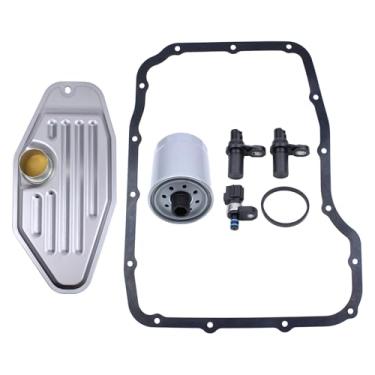 Imagem de MOTOKU Junta de panela de filtro de transmissão com kit de sensor para Chrysler Aspen para Dodge Dakota Durango 2000-2017 Ram 1500 2500 3500 para Jeep Grand Cherokee 1999-2017 Liberty 4WD 45RFE 545RFE