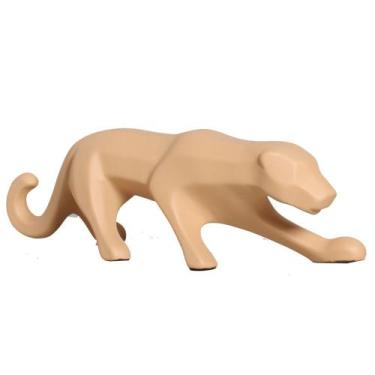 Imagem de Estatueta Pantera em Cerâmica Decorativo Home Galak - Sara Decorações